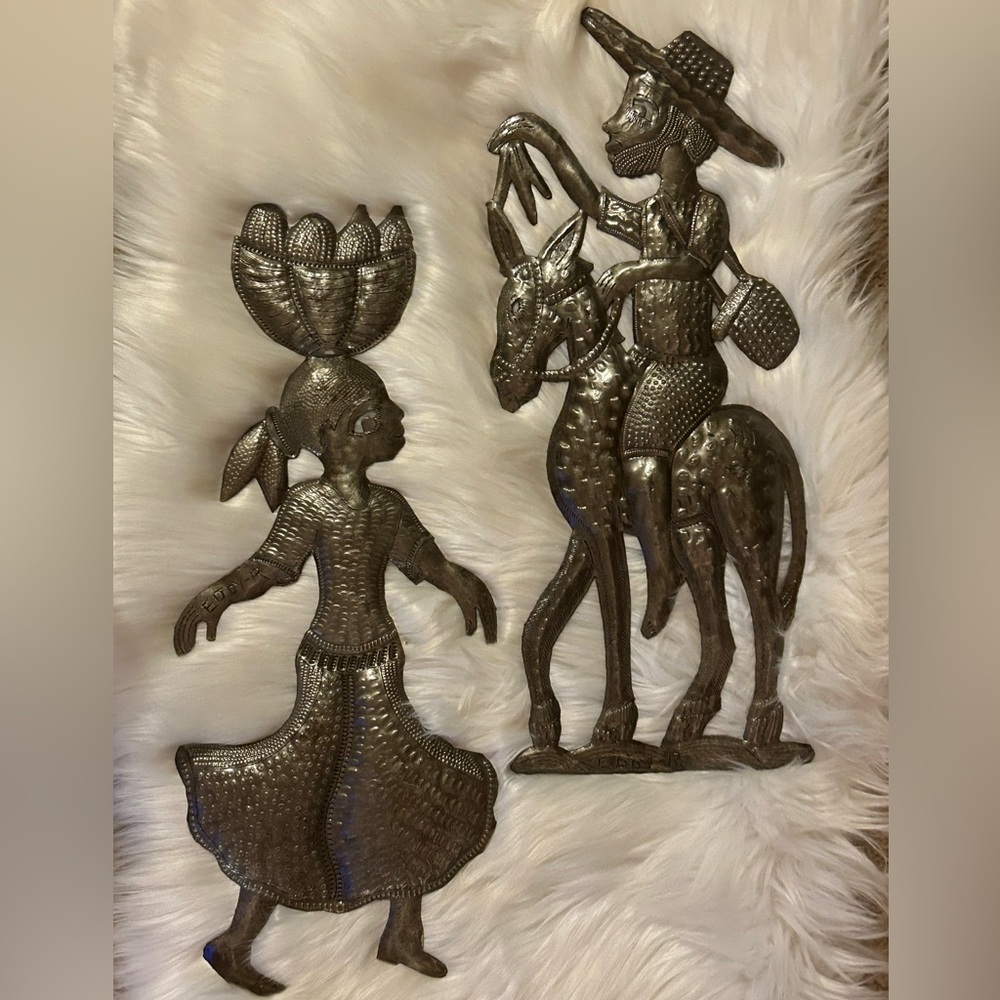 Haitian Recycled Steel Drum Art
